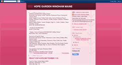 Desktop Screenshot of hopegardenwindhammaine.blogspot.com