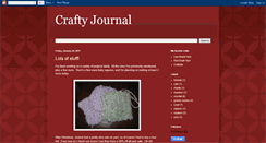 Desktop Screenshot of craftyjournal.blogspot.com