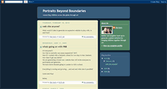 Desktop Screenshot of portraitsbeyondboundaries.blogspot.com