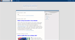 Desktop Screenshot of belizecycling.blogspot.com
