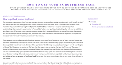 Desktop Screenshot of howtogetbackyourexboyfriend.blogspot.com