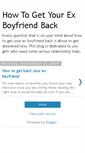 Mobile Screenshot of howtogetbackyourexboyfriend.blogspot.com