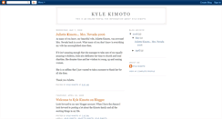 Desktop Screenshot of kyle-kimoto.blogspot.com