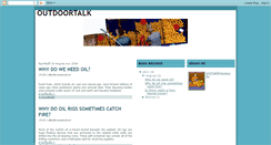 Desktop Screenshot of outdoortalk.blogspot.com