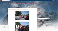 Desktop Screenshot of dakwahandislamicmanagement.blogspot.com