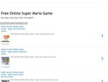 Tablet Screenshot of free-online-super-mario-game.blogspot.com