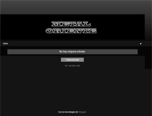 Tablet Screenshot of metaloriente.blogspot.com