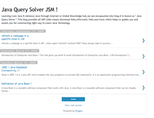 Tablet Screenshot of javaquerysolver.blogspot.com