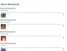Tablet Screenshot of alexsdailyadventures.blogspot.com