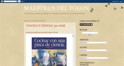 Desktop Screenshot of maestrosdelfogon.blogspot.com