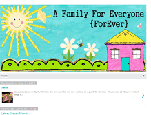Tablet Screenshot of afamilyforeveryone.blogspot.com