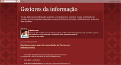 Desktop Screenshot of gestoresdainformacao.blogspot.com