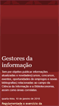 Mobile Screenshot of gestoresdainformacao.blogspot.com