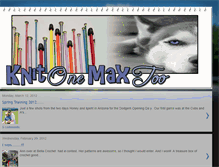 Tablet Screenshot of knit1maxtoo.blogspot.com