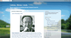 Desktop Screenshot of lletresllibresimots.blogspot.com