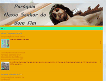 Tablet Screenshot of paroquiasenhordobomfimsr.blogspot.com