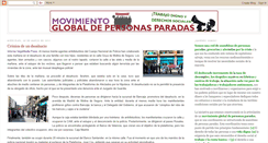 Desktop Screenshot of movimientoglobaldepersonasparadas.blogspot.com