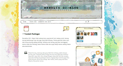 Desktop Screenshot of menulisgoblog.blogspot.com
