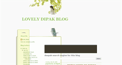 Desktop Screenshot of lovelydipak.blogspot.com