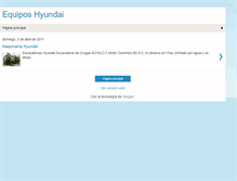 Tablet Screenshot of maquinarias-hyundai.blogspot.com