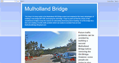 Desktop Screenshot of mulhollandbridge.blogspot.com