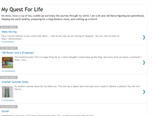 Tablet Screenshot of my-quest-for-life.blogspot.com