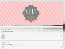 Tablet Screenshot of dashingdesignsandevents.blogspot.com