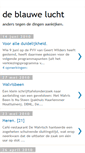 Mobile Screenshot of deblauwelucht.blogspot.com