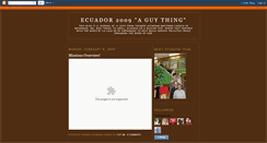 Desktop Screenshot of ecuador2009tlb.blogspot.com