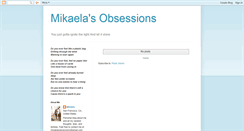 Desktop Screenshot of mikaelasobsessions.blogspot.com