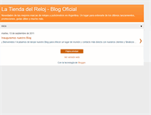 Tablet Screenshot of la-tienda-del-reloj.blogspot.com