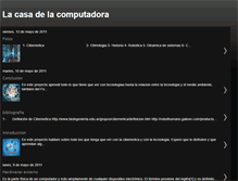 Tablet Screenshot of lacasadelacomputadora.blogspot.com