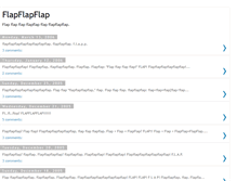 Tablet Screenshot of flapflapflap.blogspot.com
