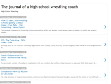 Tablet Screenshot of highschoolwrestlingcoach.blogspot.com