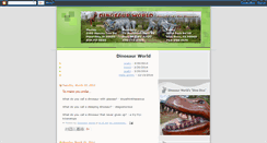 Desktop Screenshot of over150lifesizedinosaurs.blogspot.com