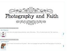 Tablet Screenshot of photography-and-faith.blogspot.com