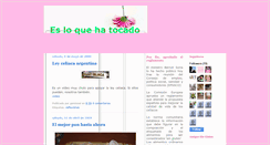 Desktop Screenshot of esloquehatocado.blogspot.com