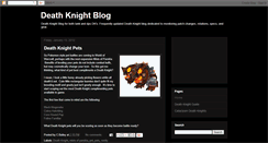 Desktop Screenshot of deathknight-blog.blogspot.com