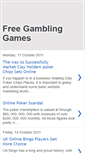Mobile Screenshot of freegambling-games.blogspot.com