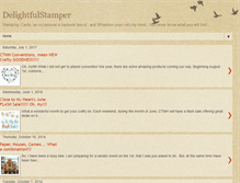 Tablet Screenshot of delightfulstamper.blogspot.com