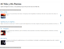 Tablet Screenshot of mividaymispoesias.blogspot.com