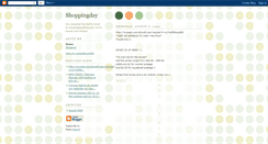 Desktop Screenshot of loveshoppingday.blogspot.com