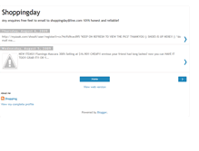 Tablet Screenshot of loveshoppingday.blogspot.com