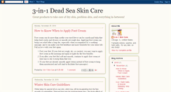 Desktop Screenshot of 3in1deadsea.blogspot.com