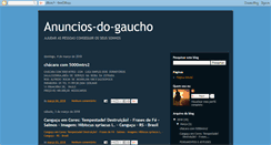 Desktop Screenshot of anuncios-do-gaucho.blogspot.com