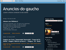 Tablet Screenshot of anuncios-do-gaucho.blogspot.com
