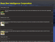 Tablet Screenshot of buzzbeeintelcorp.blogspot.com