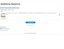 Tablet Screenshot of mueblerianazareno.blogspot.com