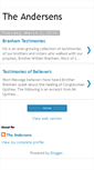 Mobile Screenshot of andersenupdates.blogspot.com