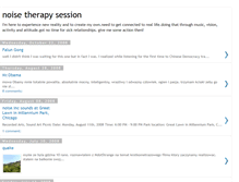 Tablet Screenshot of noisesession.blogspot.com